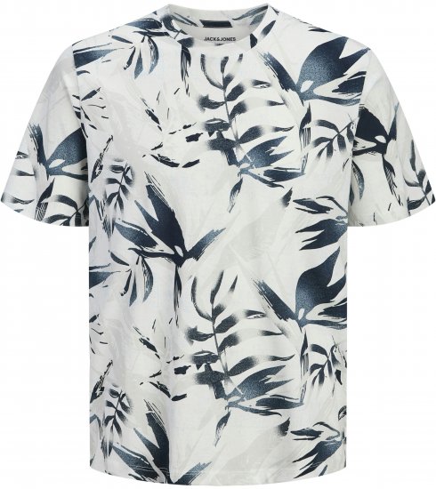 Jack & Jones Honolulu T-Shirt White - Pólók - Nagyméretű pólók - 2XL-14XL