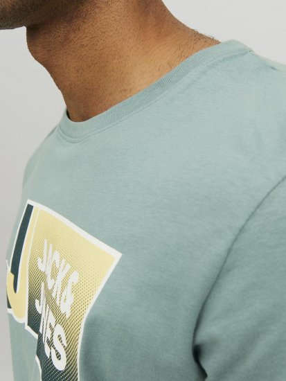 Jack & Jones Logan T-Shirt Grey - Pólók - Nagyméretű pólók - 2XL-14XL