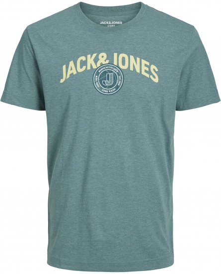 Jack & Jones Ounce Logo T-Shirt Grey - Pólók - Nagyméretű pólók - 2XL-14XL