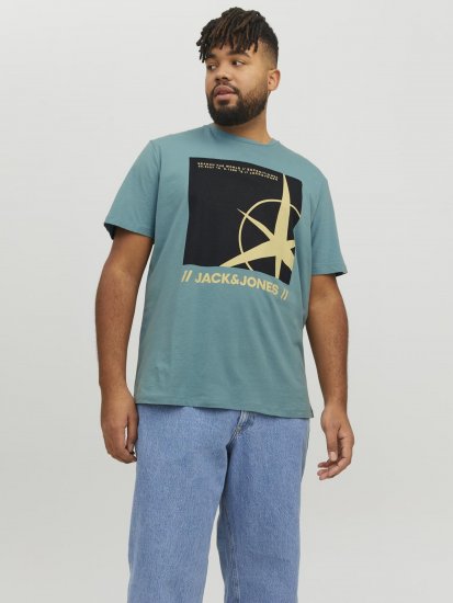 Jack & Jones Conrad T-Shirt Grey - Pólók - Nagyméretű pólók - 2XL-14XL