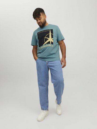 Jack & Jones Conrad T-Shirt Grey - Pólók - Nagyméretű pólók - 2XL-14XL