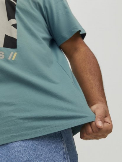 Jack & Jones Conrad T-Shirt Grey - Pólók - Nagyméretű pólók - 2XL-14XL