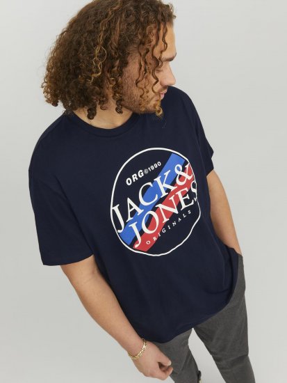 Jack & Jones Codyy T-Shirt Navy - Pólók - Nagyméretű pólók - 2XL-14XL