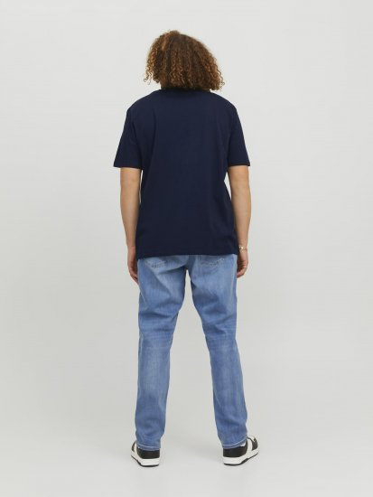 Jack & Jones Copenhagen Photo T-Shirt Navy - Pólók - Nagyméretű pólók - 2XL-14XL