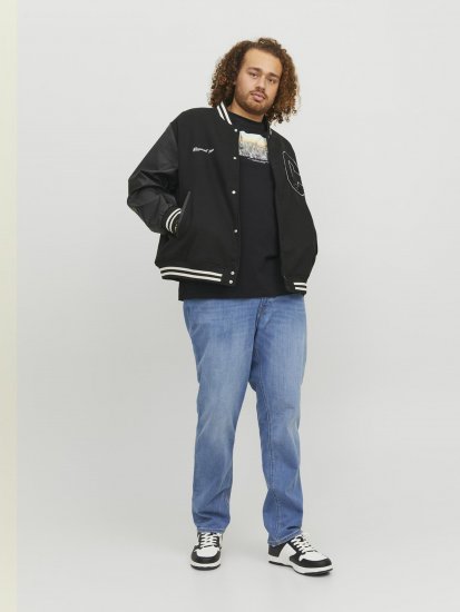 Jack & Jones Copenhagen Photo T-Shirt Black - Pólók - Nagyméretű pólók - 2XL-14XL