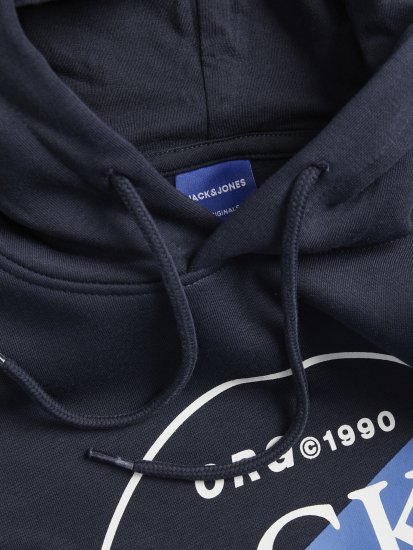Jack & Jones Codyy Hoodie Navy - Pulóverek & kapucnis pulóverek - Pulóverek & Kapucnis pulóver 2XL-12XL
