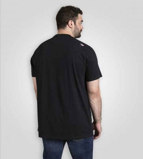 D555 Derby T-Shirt Rhythm and Rides Navy - Pólók - Nagyméretű pólók - 2XL-14XL