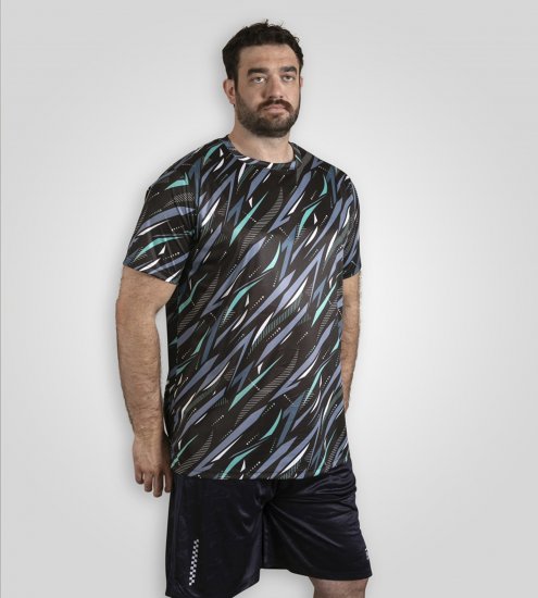 D555 Nottingham T-shirt Lightweight Black - Pólók - Nagyméretű pólók - 2XL-14XL