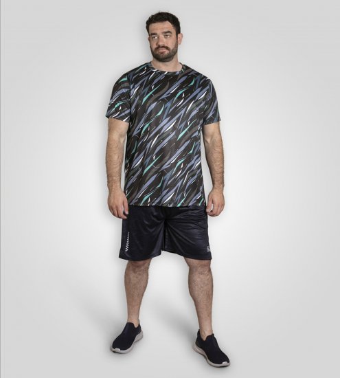 D555 Nottingham T-shirt Lightweight Black - Pólók - Nagyméretű pólók - 2XL-14XL