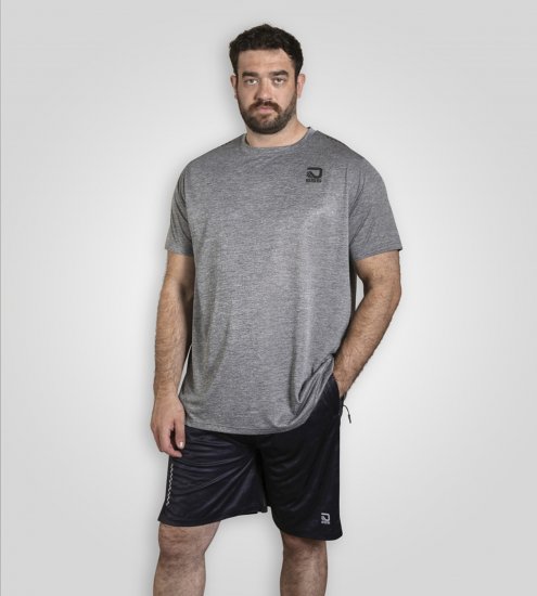 D555 Retford T-Shirt Lightweight Peach Finished Grey - Pólók - Nagyméretű pólók - 2XL-14XL