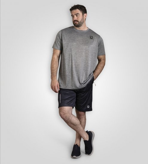 D555 Retford T-Shirt Lightweight Peach Finished Grey - Pólók - Nagyméretű pólók - 2XL-14XL