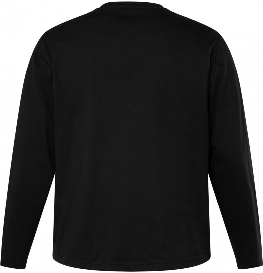 JP1880 T-Shirt Long Sleeve Aviation Black TALL - FÉRFIRUHÁZAT MT-6XLT - TALL-méretek