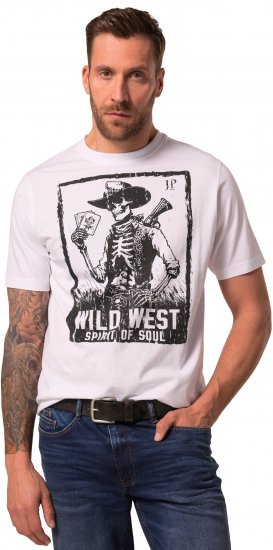 JP1880 T-Shirt 2-Pack Wild West Black And White - Pólók - Nagyméretű pólók - 2XL-14XL