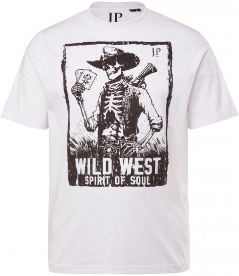 JP1880 T-Shirt 2-Pack Wild West Black And White - Pólók - Nagyméretű pólók - 2XL-14XL
