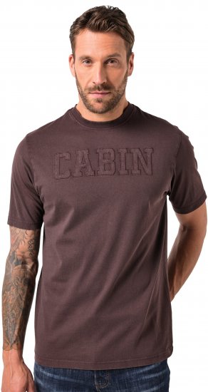 JP1880 T-Shirt Cabin Vintage Mocha TALL - FÉRFIRUHÁZAT MT-6XLT - TALL-méretek