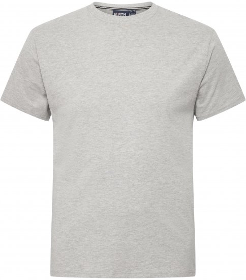 North Latitude T-Shirt O-Neck Grey Melange TALL - TALL pólók - TALL Pólók