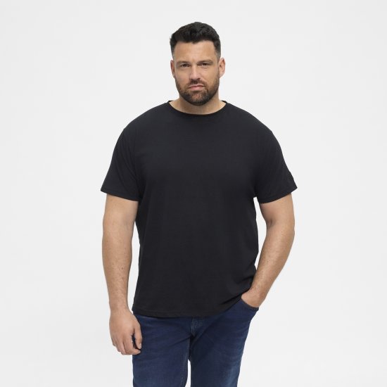 North Latitude T-Shirt O-Neck Black TALL - TALL pólók - TALL Pólók