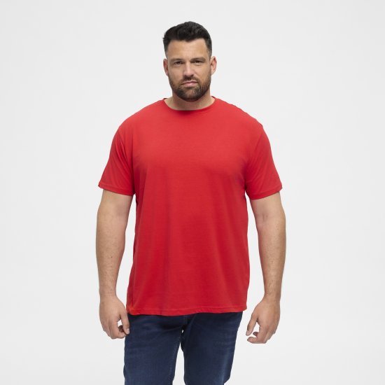 North Latitude T-Shirt O-Neck Red TALL - TALL pólók - TALL Pólók