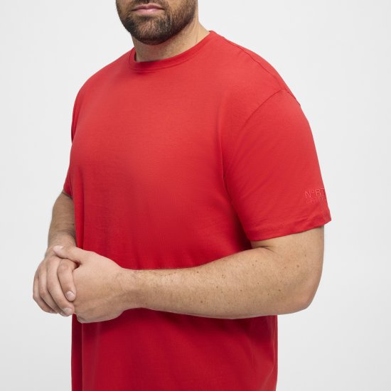 North Latitude T-Shirt O-Neck Red TALL - TALL pólók - TALL Pólók