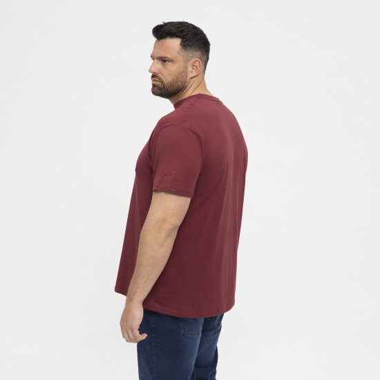 North Latitude T-Shirt O-Neck Bordeaux TALL - TALL pólók - TALL Pólók