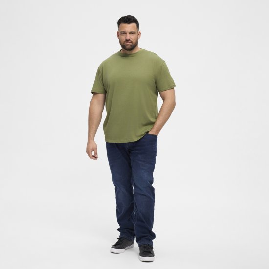 North Latitude T-Shirt O-Neck Olive Green TALL - TALL pólók - TALL Pólók