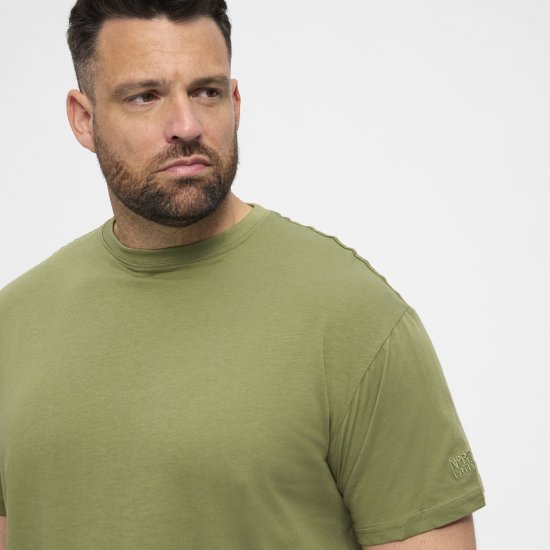 North Latitude T-Shirt O-Neck Olive Green TALL - TALL pólók - TALL Pólók