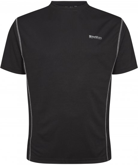 North Latitude Tech T-Shirt Black TALL - TALL pólók - TALL Pólók