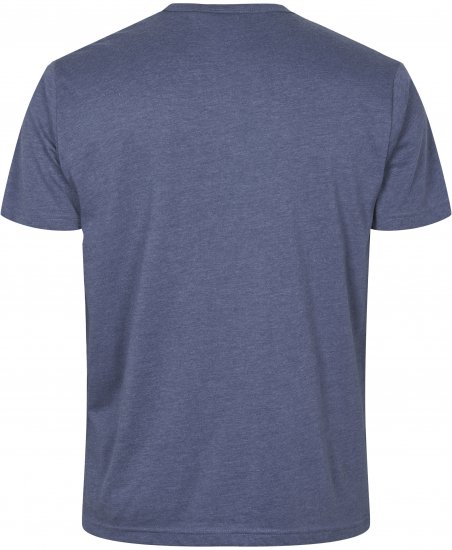 North Latitude Denim Printed T-Shirt Blue Melange TALL - TALL pólók - TALL Pólók
