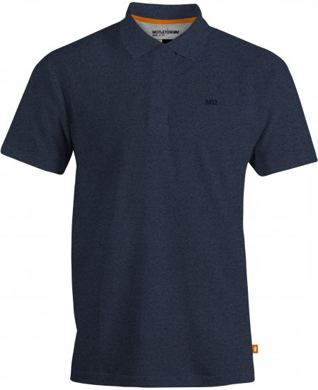 Motley Denim Bratislava Polo Dark Indigo - Pólóingek - Galléros Pólók 2XL-8XL - Pólóingek 2XL-8XL