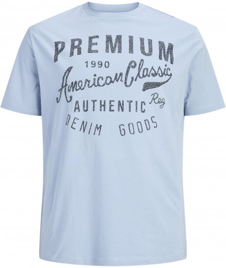 Jack & Jones Alex Póló Világoskék - Pólók - Nagyméretű pólók - 2XL-14XL