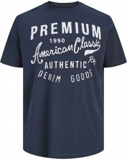 Jack & Jones Alex Póló Sötétkék - Pólók - Nagyméretű pólók - 2XL-14XL
