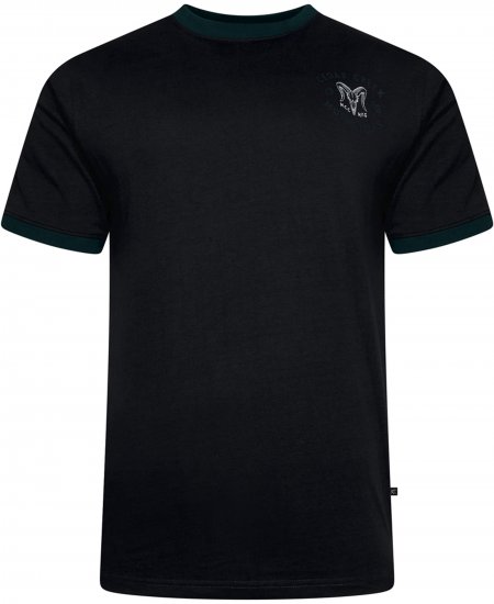 Kam Jeans 5793 Cedar Creek Reverse Print Tee Black - Pólók - Nagyméretű pólók - 2XL-14XL