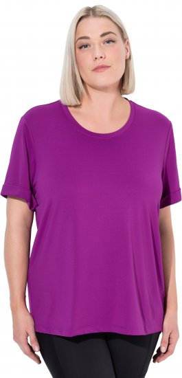 Ulla Popken UPF 50 Quick Drying Tee Blackberry - Pólók - 