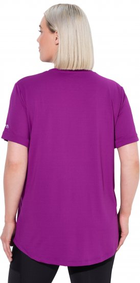 Ulla Popken UPF 50 Quick Drying Tee Blackberry - Pólók - 