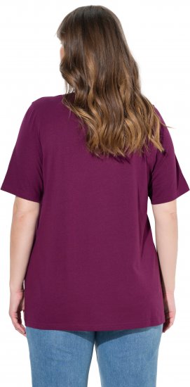 Ulla Popken Eco Cotton Basic T-Shirt 2-Pack Black/Red - Pólók - 
