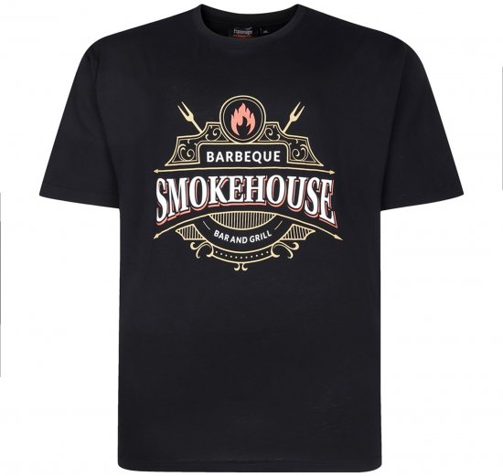 Espionage T437 Smokehouse Printed T-Shirt Black - Nyomtatott pólók - Nyomtatott pólók - 2XL-8XL
