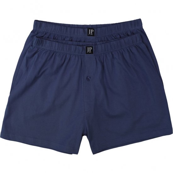 JP1880 Boxershorts OEKO-TEX Soft Stretch Blue - Alsónemű & strandruhák - Nagyméretű Alsónemű 2XL-8XL