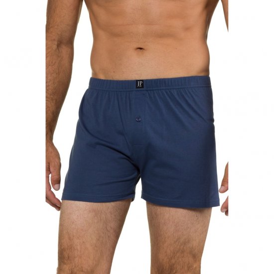 JP1880 Boxershorts OEKO-TEX Soft Stretch Blue - Alsónemű & strandruhák - Nagyméretű Alsónemű 2XL-8XL