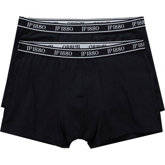 JP1880 Boxershorts Flexnamic 2-Pack Black - Alsónemű & strandruhák - Nagyméretű Alsónemű 2XL-8XL