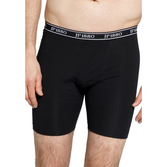 JP1880 Boxers Flexnamic OEKO-TEX Long Black - Alsónemű & strandruhák - Nagyméretű Alsónemű 2XL-8XL