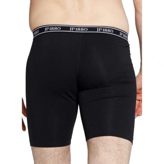 JP1880 Boxers Flexnamic OEKO-TEX Long Black - Alsónemű & strandruhák - Nagyméretű Alsónemű 2XL-8XL