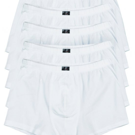 JP1880 Boxershorts OEKO-TEX 5-Pack White - Alsónemű & strandruhák - Nagyméretű Alsónemű 2XL-8XL