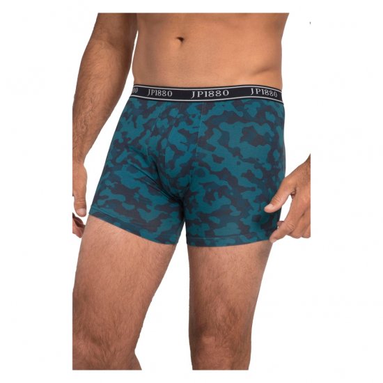 JP1880 Boxershorts Flexnamic OEKO-TEX Mid 2-Pack Blue - Alsónemű & strandruhák - Nagyméretű Alsónemű 2XL-8XL