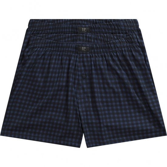 JP1880 Boxershorts OEKO-TEX 2-Pack Navy - Alsónemű & strandruhák - Nagyméretű Alsónemű 2XL-8XL
