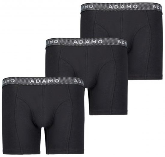 Adamo Jerry Maxi Boxers 702 Black 3-pack - Alsónemű & strandruhák - Nagyméretű Alsónemű 2XL-8XL
