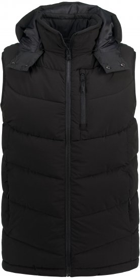 JP1880 Quilted Gilet DownTouch Padding Black - Kabátok - Nagyméretű Kabátok - 2XL-8XL