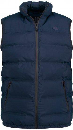 JP1880 Quilted Gilet Stand-up Collar Navy - Kabátok - Nagyméretű Kabátok - 2XL-8XL