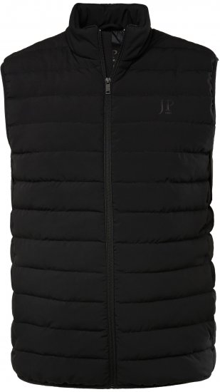 JP1880 Quilted Gilet Stand-Up Collar Black - Kabátok - Nagyméretű Kabátok - 2XL-8XL