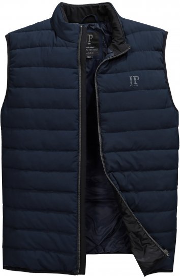 JP1880 Quilted Vest Techno Down Padding Navy - Kabátok - Nagyméretű Kabátok - 2XL-8XL
