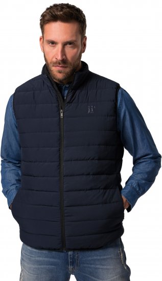 JP1880 Quilted Vest Techno Down Padding Navy - Kabátok - Nagyméretű Kabátok - 2XL-8XL